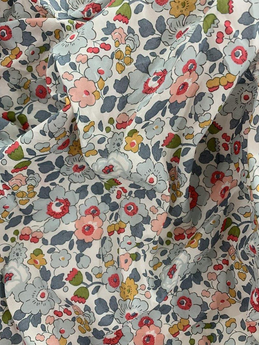 Handmade Liberty Fabric Patchwork Bedspread in CLASSIC COLLECTION
