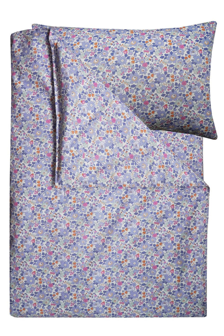 Duvet Set made with Liberty Fabric BETSY LAVENDER BLUE