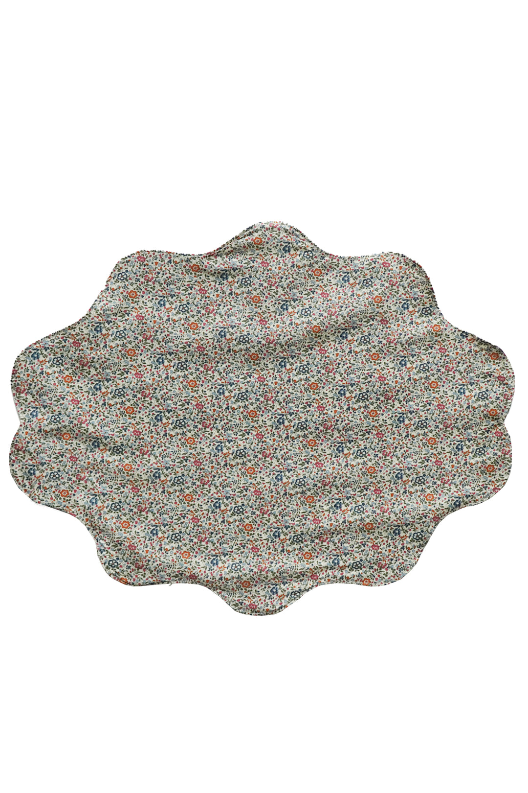 Reversible Wavy Placemat made with Liberty Fabric LINEN GARDEN & KATIE & MILLIE