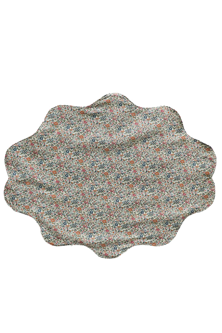 Reversible Wavy Placemat made with Liberty Fabric LINEN GARDEN & KATIE & MILLIE