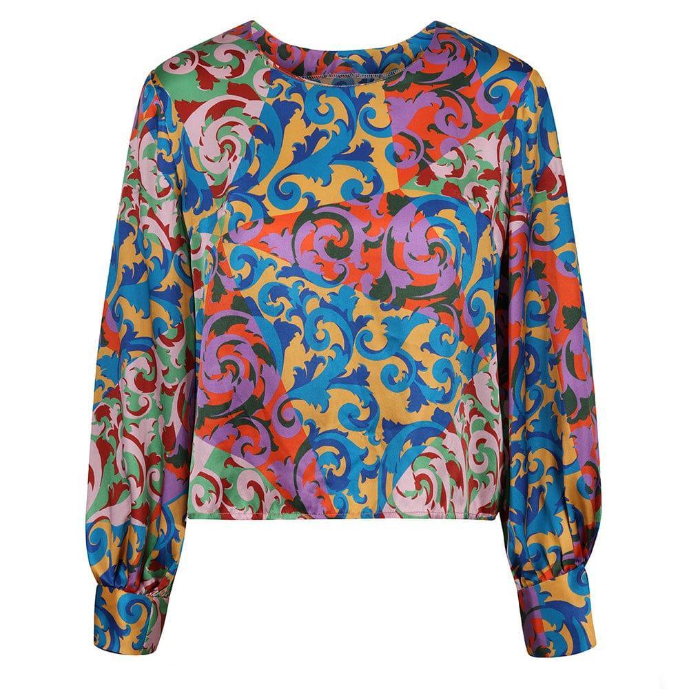 Coco & Wolf AHB atelier Women's Liberty Silk Rococo Scrolls