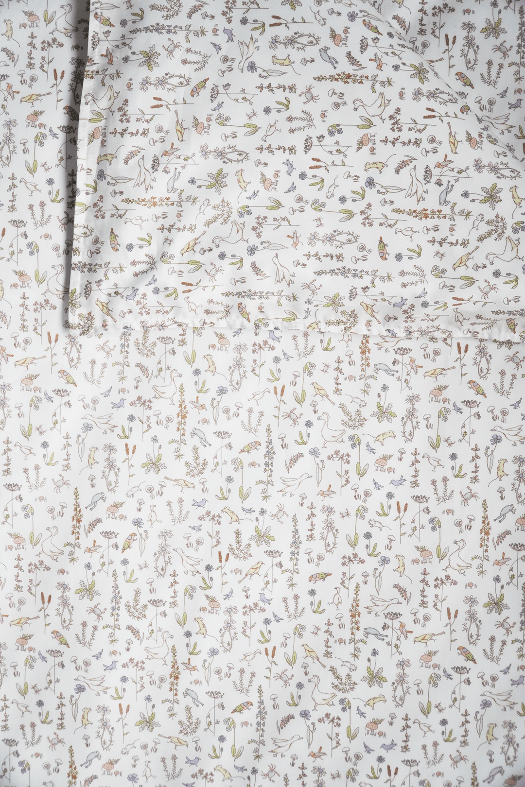 Duvet Set made with Liberty Fabric THEO GREEN