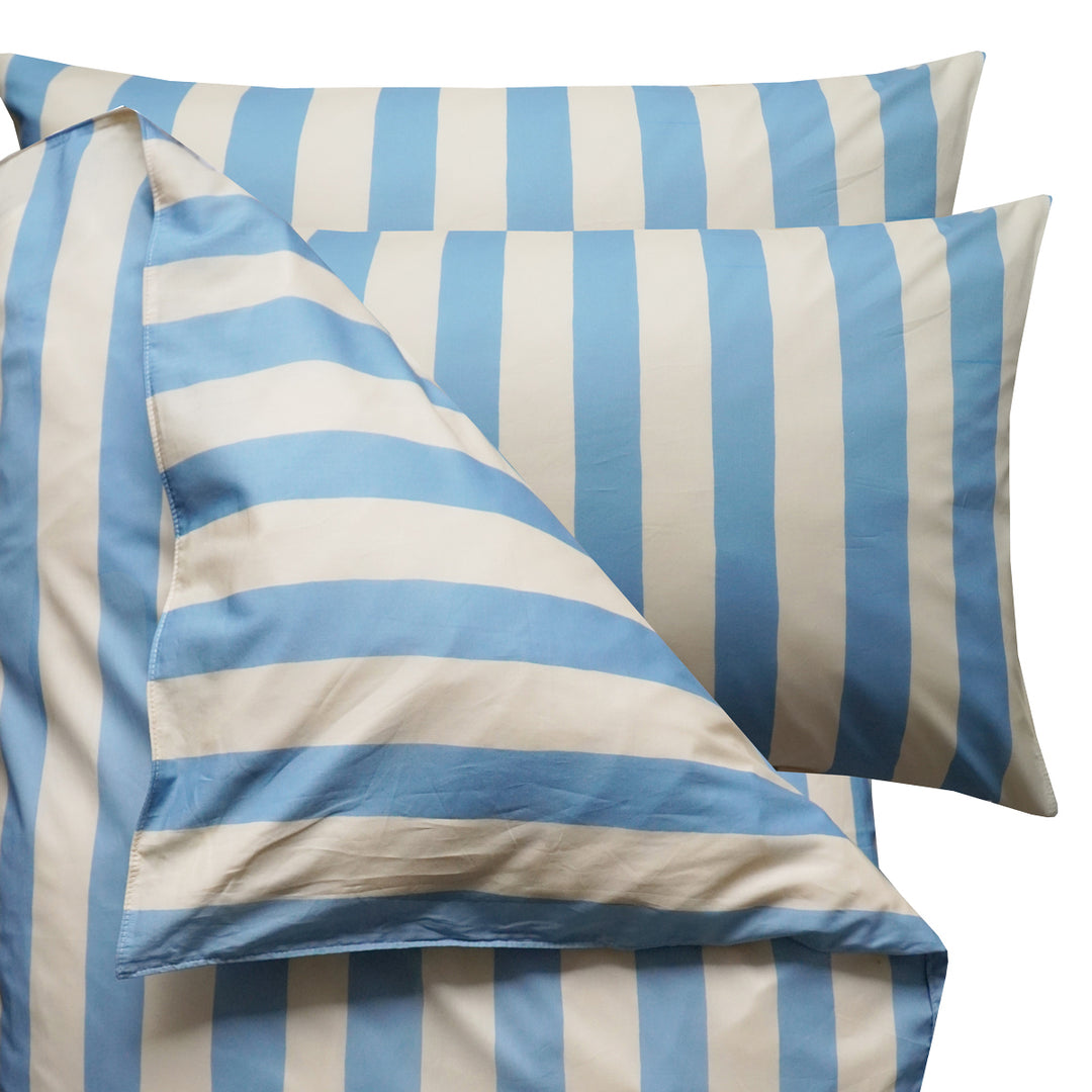 Duvet Set made with Liberty Fabric VACATION STRIPE