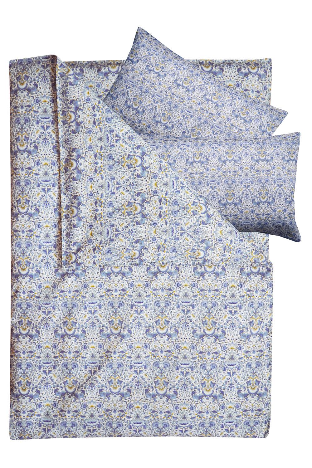 Duvet Set made with Liberty Fabric LODDEN CHINA BLUE