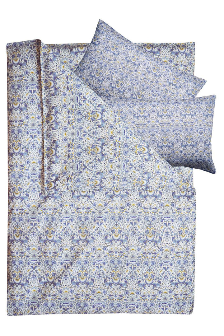 Duvet Set made with Liberty Fabric LODDEN CHINA BLUE