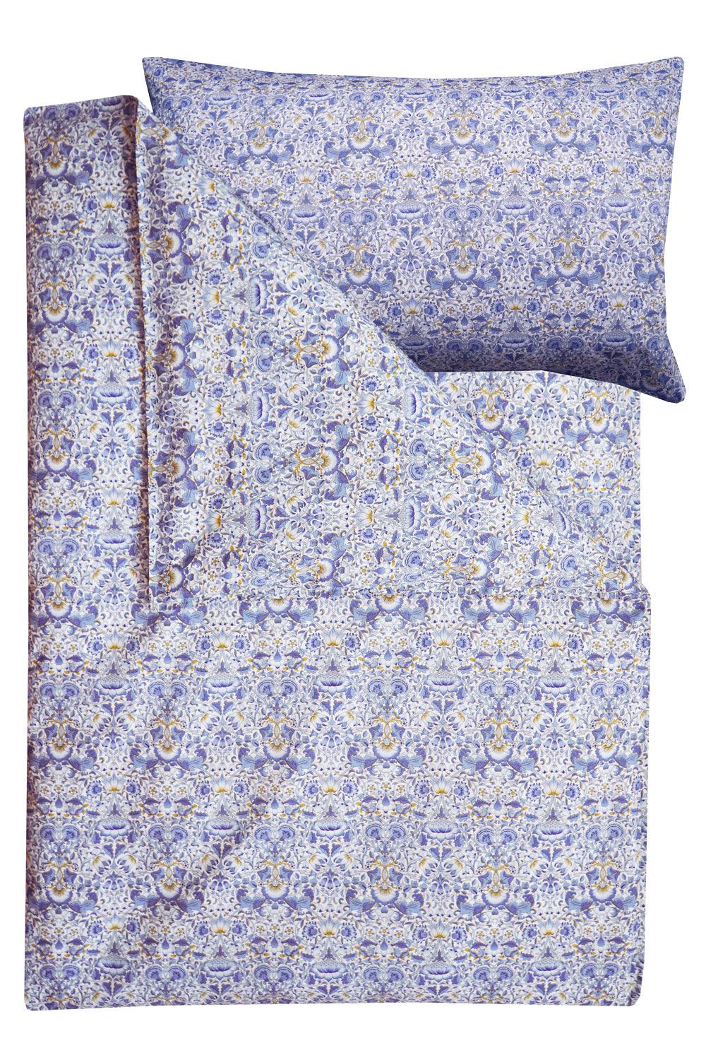Duvet Set made with Liberty Fabric LODDEN CHINA BLUE