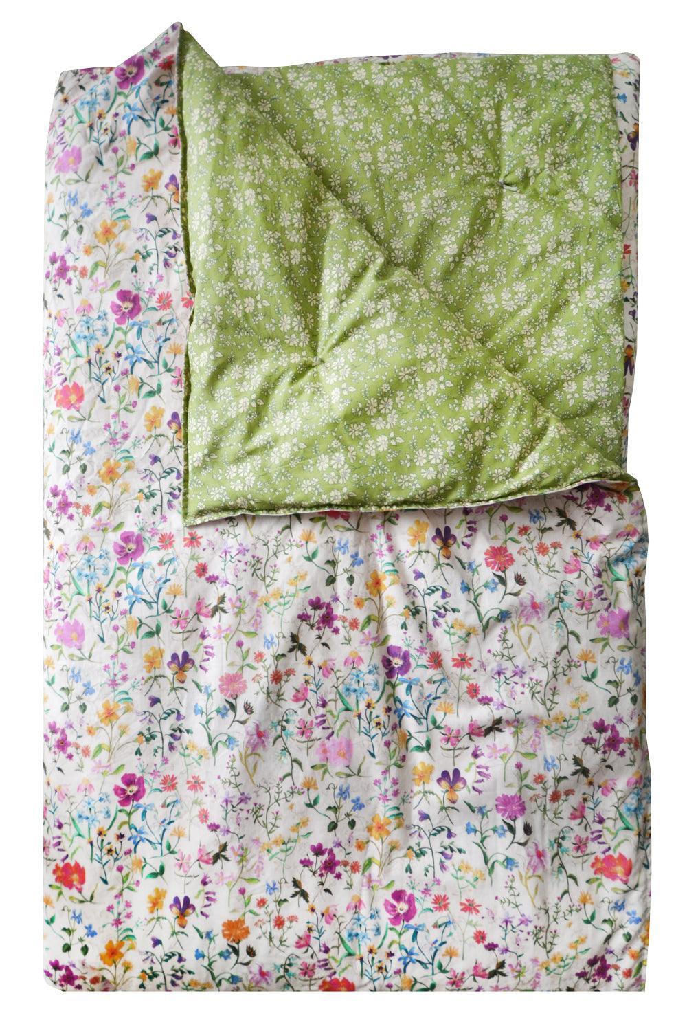 Heirloom Quilt made with Liberty Fabric LINEN GARDEN - Coco & Wolf