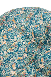Oval Animal Bed Cushion made with Liberty Fabric STRAWBERRY THIEF - Coco & Wolf