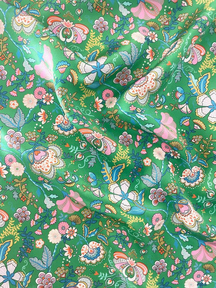Silk Pillowcase made with Liberty Fabric MABELLE HALL - Coco & Wolf