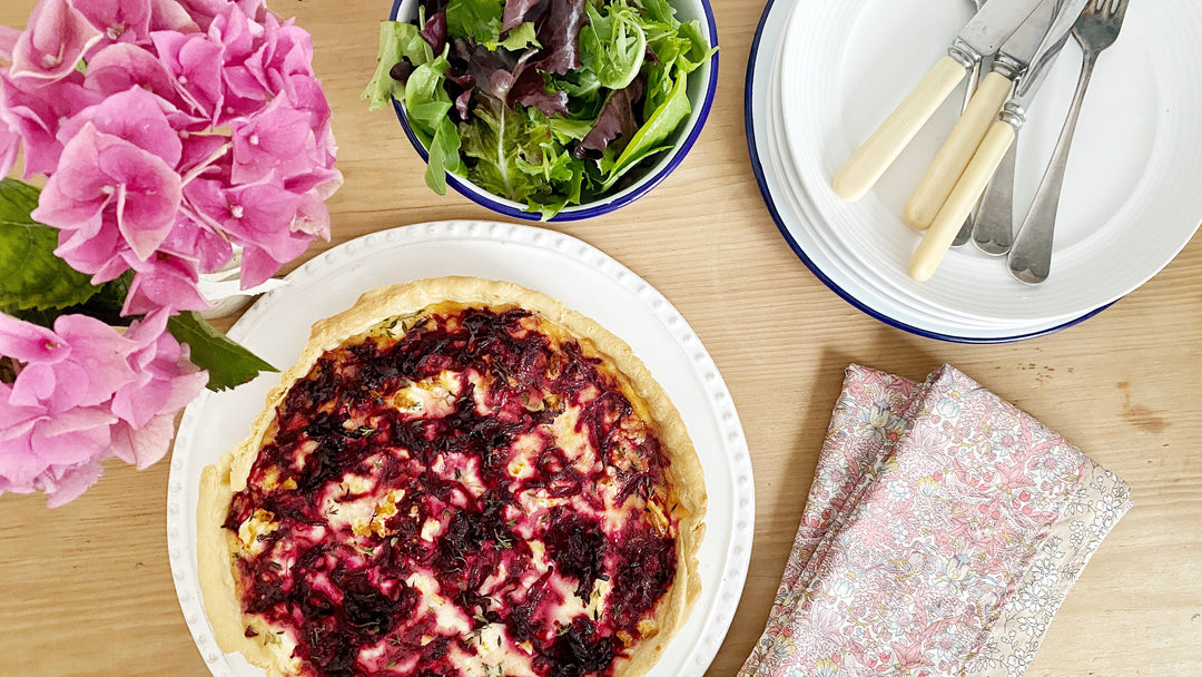 Seasonal Eating | Beetroot & Feta Tart