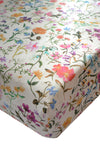 Fitted Sheet made with Liberty Fabric LINEN GARDEN