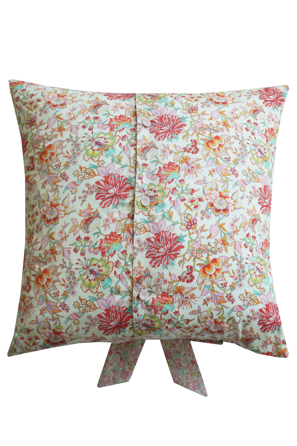 3 Bow Cushion made with Liberty Fabric CHRISTELLE & BETSY ANN - Coco & Wolf