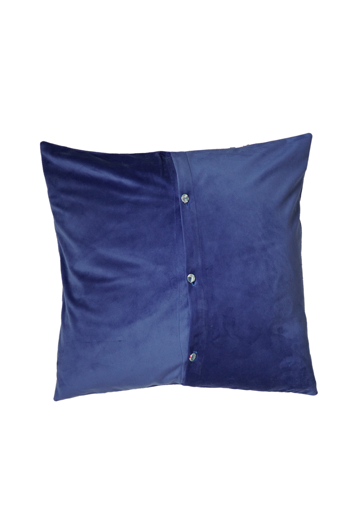 3 Bow Velvet Cushion made with Liberty Fabric BETSY CANDY FLOSS