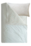 Bedding in White made with Liberty Fabric BETSY LACE