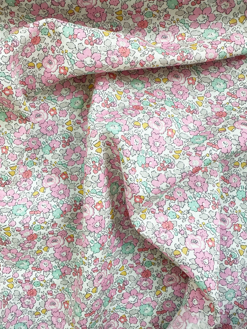 Liberty Fabric Tana Lawn® Cotton BETSY ANN PRIMROSE