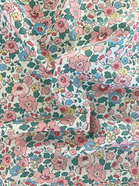 Liberty Fabric Bonville Cotton BETSY CANDY FLOSS