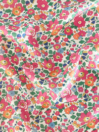 Liberty Fabric Tana Lawn® Cotton BETSY DEEP PINK