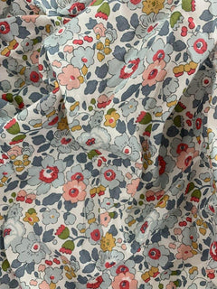 Complete Bedding Set made with Liberty Fabric BETSY GREY