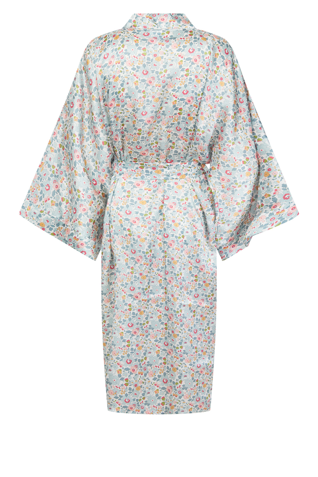 Women's Silk Kimono made with Liberty Fabric BETSY GREY