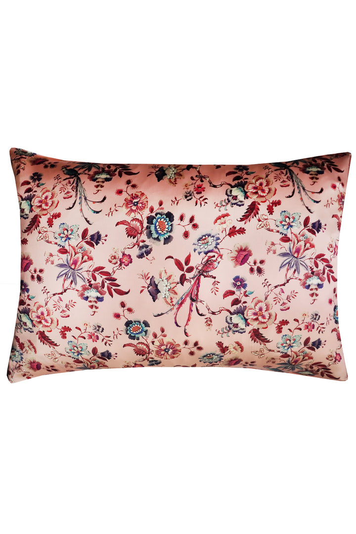 Silk Eye Mask & Pillowcase Gift Set made with Liberty Fabric JANNAH PINK