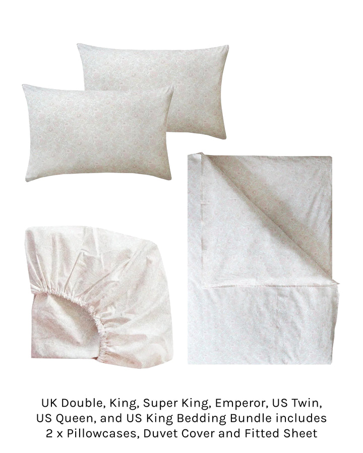 Duvet Set made with cotton Liberty Fabric BETSY LACE