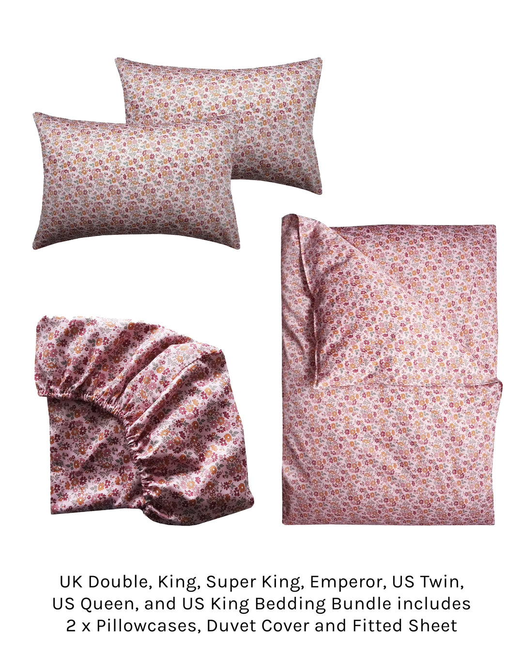 Duvet Set made with Liberty Fabric CAPEL FLORET