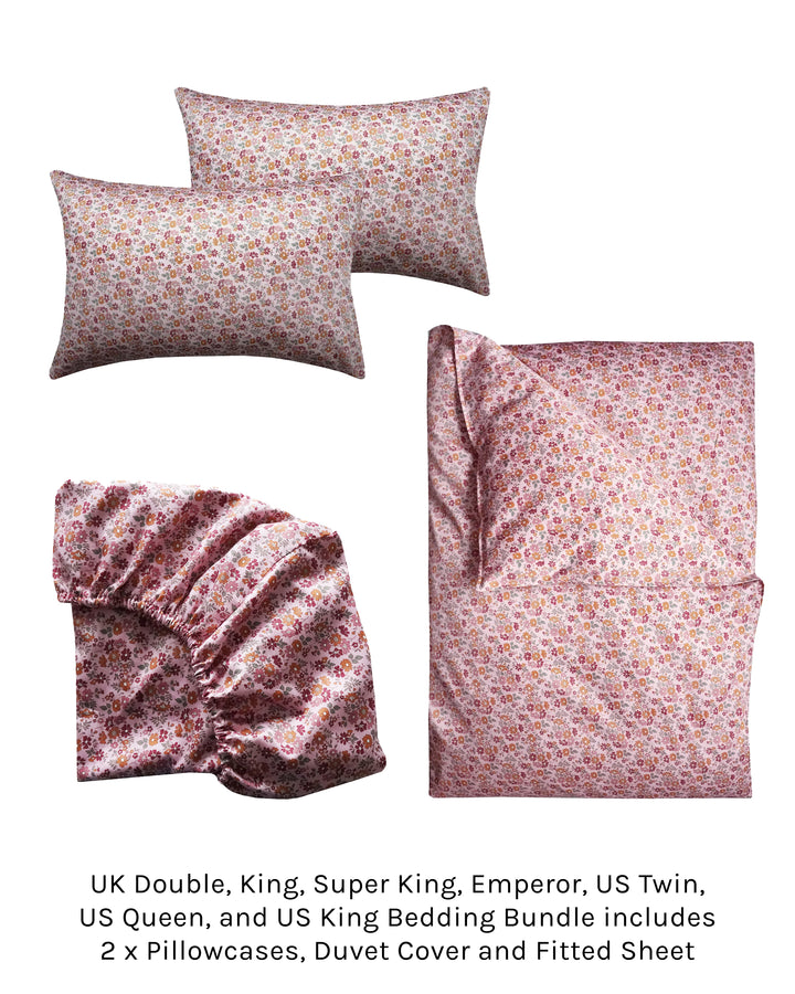 Duvet Set made with Liberty Fabric CAPEL FLORET