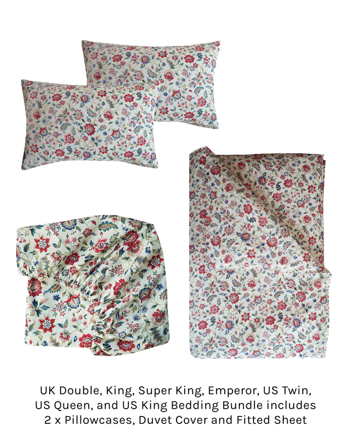 Duvet Set made with Liberty Fabric EVA BELLE