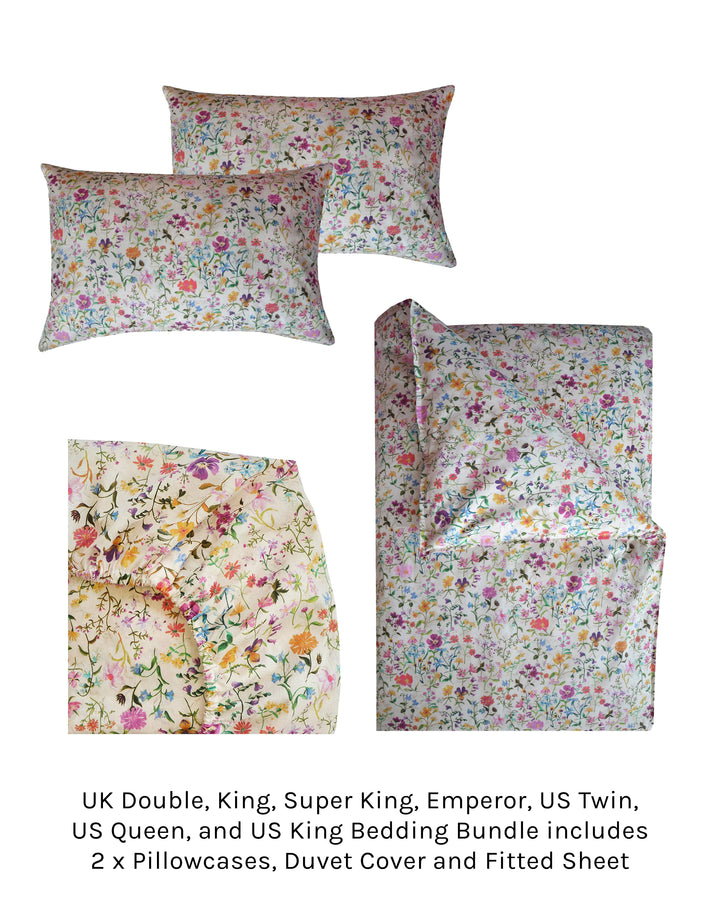 Duvet Set made with Liberty Fabric LINEN GARDEN