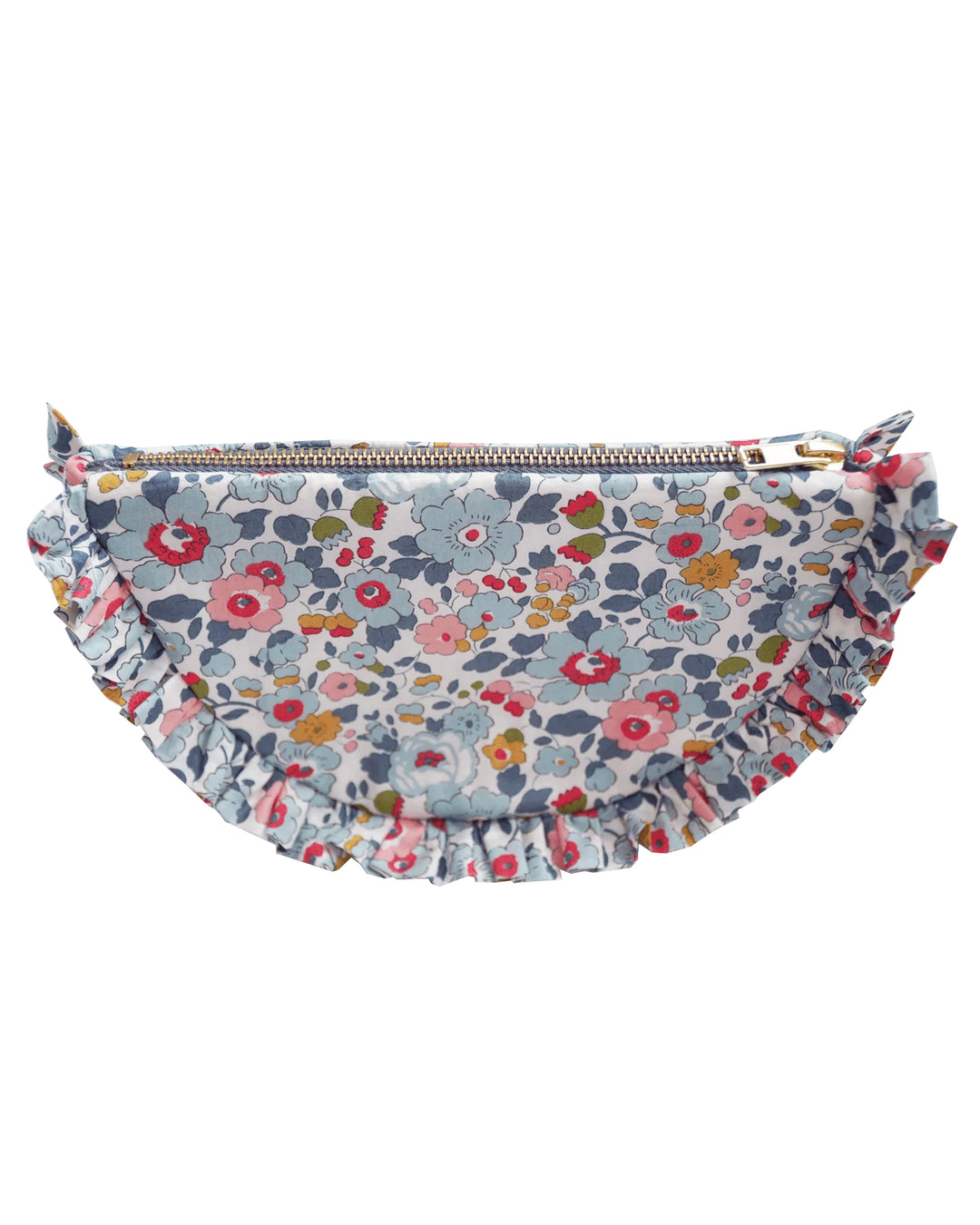 Ruffle Pouch made with Liberty Fabric BETSY