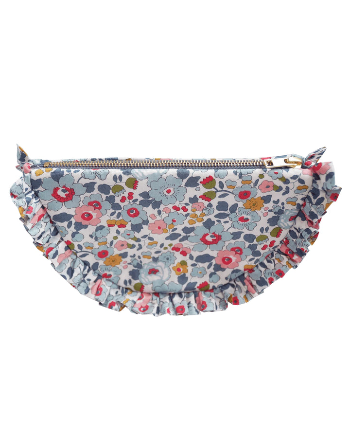 Ruffle Pouch made with Liberty Fabric BETSY