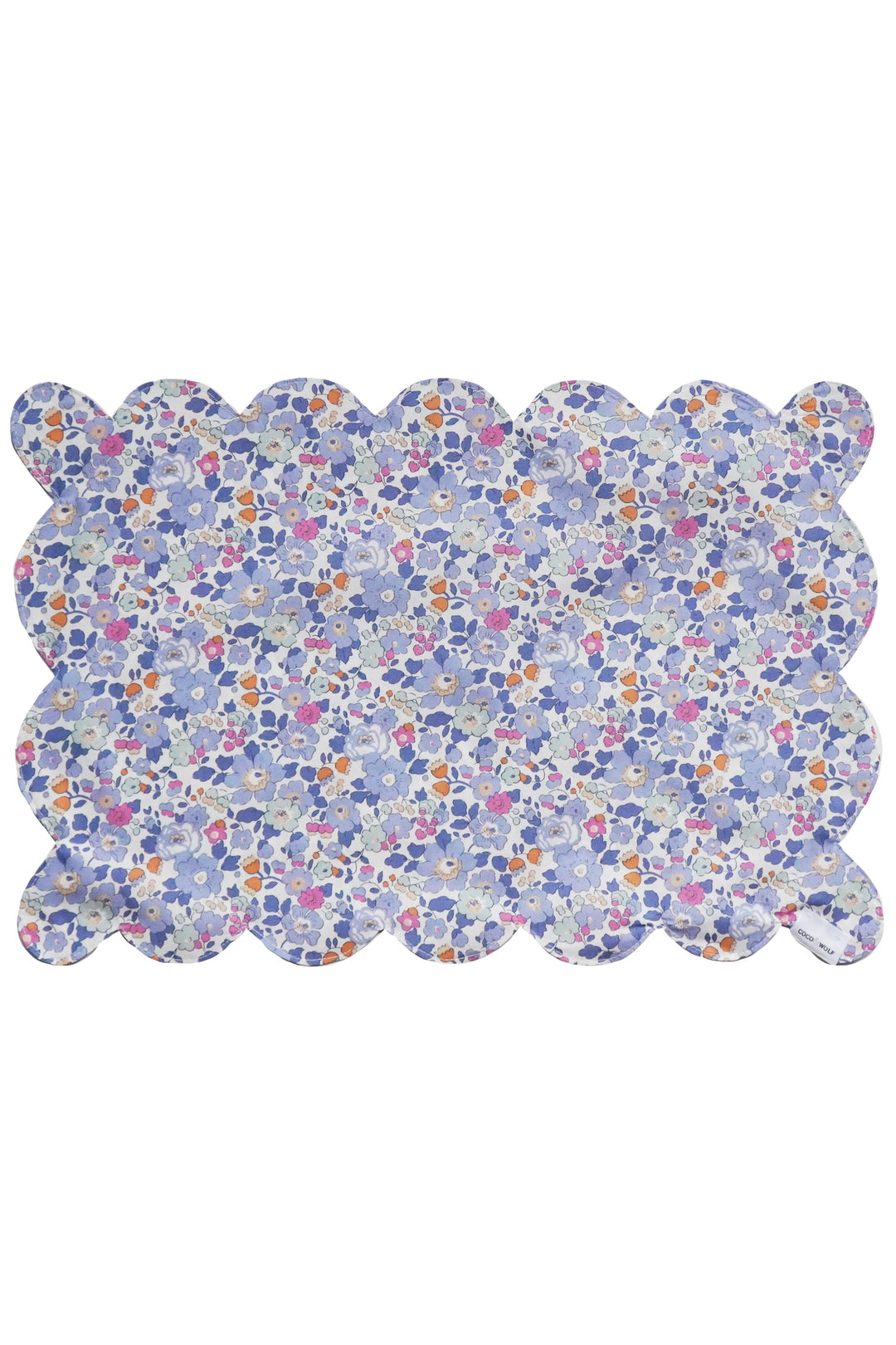 Reversible Scalloped Placemat made with Liberty Fabric BETSY