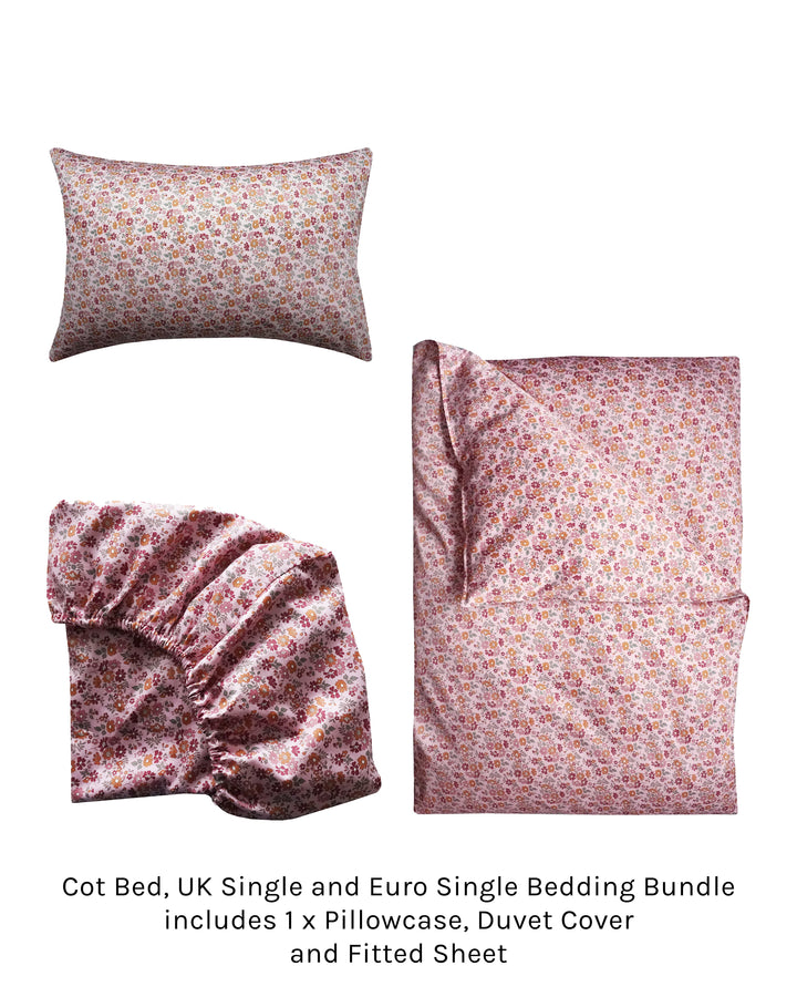 Duvet Set made with Liberty Fabric CAPEL FLORET