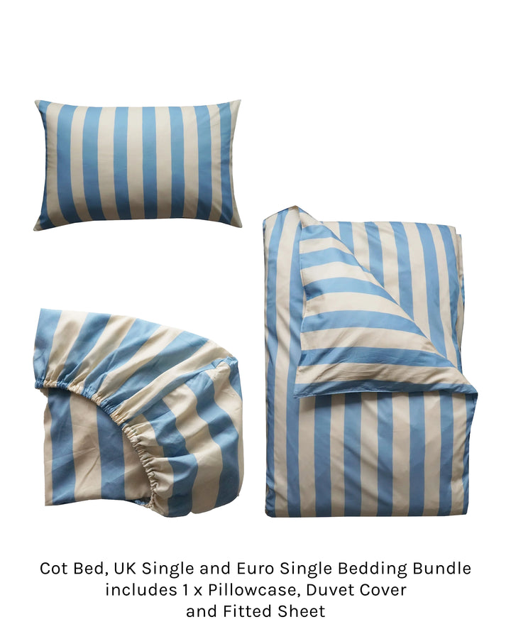 Duvet Set made with Liberty Fabric VACATION STRIPE