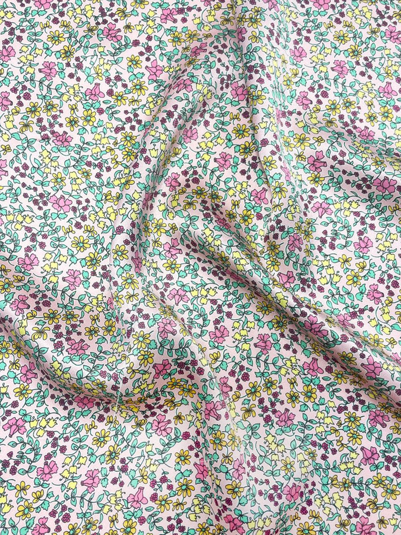 Liberty Fabric Belgravia Silk Satin EMILIA'S BLOOM