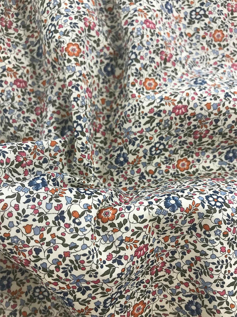 Liberty Fabric Tana Lawn® Cotton KATIE & MILLIE ORANGE