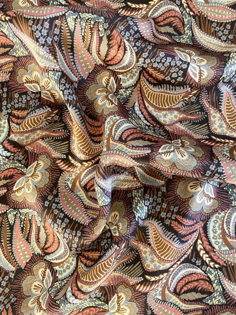 Liberty Fabric Belgravia Silk Satin MEDUSA