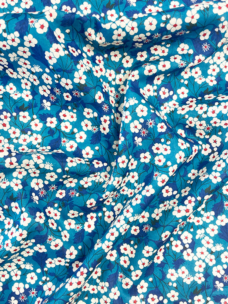 Liberty Fabric Tana Lawn® Cotton MITSI DEEP SEA