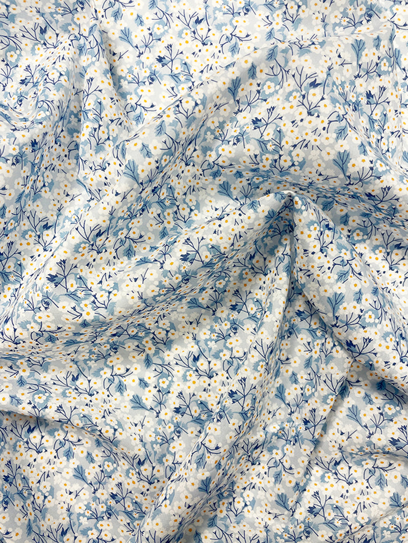 Liberty Fabric Tana Lawn® Cotton MITSI VALERIA BLUE