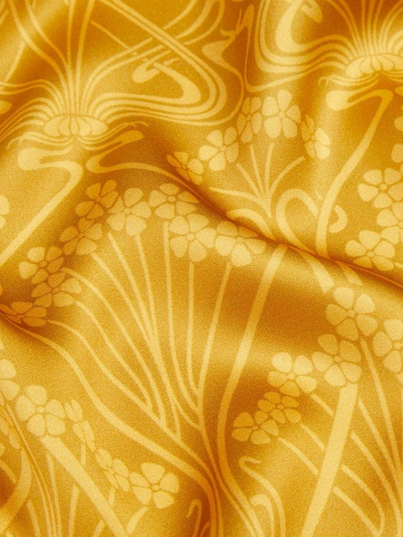 Liberty Fabric Belgravia Silk Satin NOUVEAU IANTHE