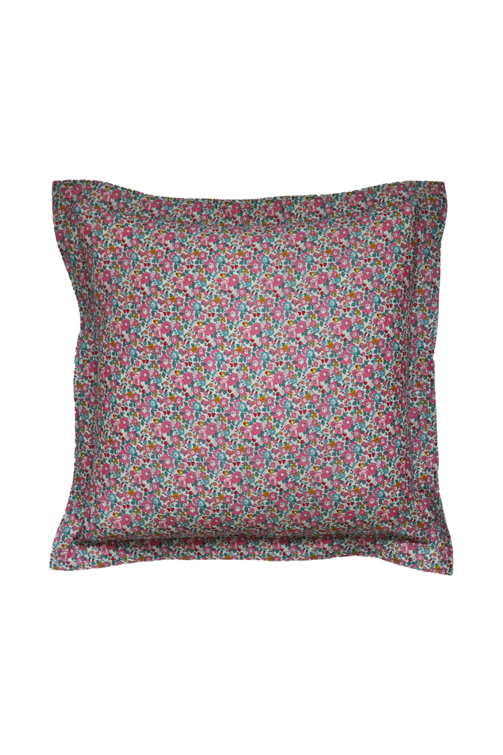 Oxford Edge Square Cushion made with Liberty Fabric BETSY ANN