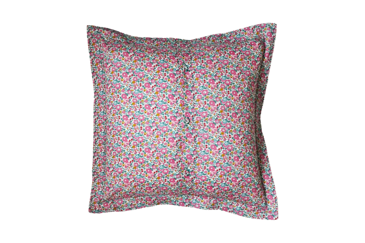 Oxford Edge Square Cushion made with Liberty Fabric BETSY ANN