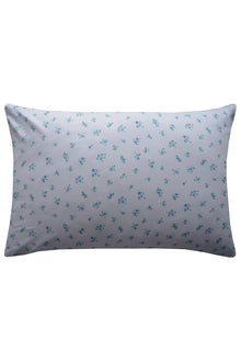 Bridgerton Housewife Pillowcase made with Liberty Fabric POSY CORSAGE BLUE