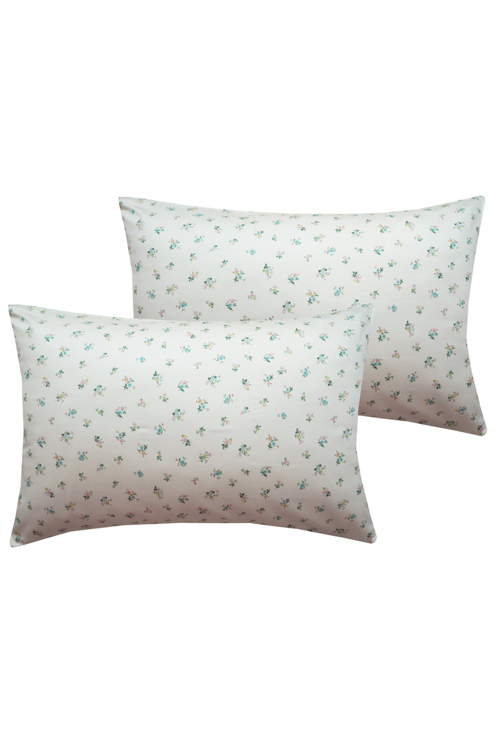 Bridgerton Pillowcase made with Liberty Fabric POSY CORSAGE YELLOW