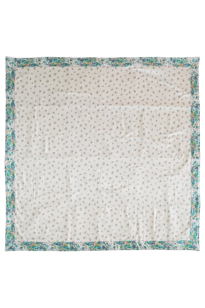 Bridgerton Picnic Blanket made with Liberty Fabric POSY CORSAGE & BOUQUET PARADE