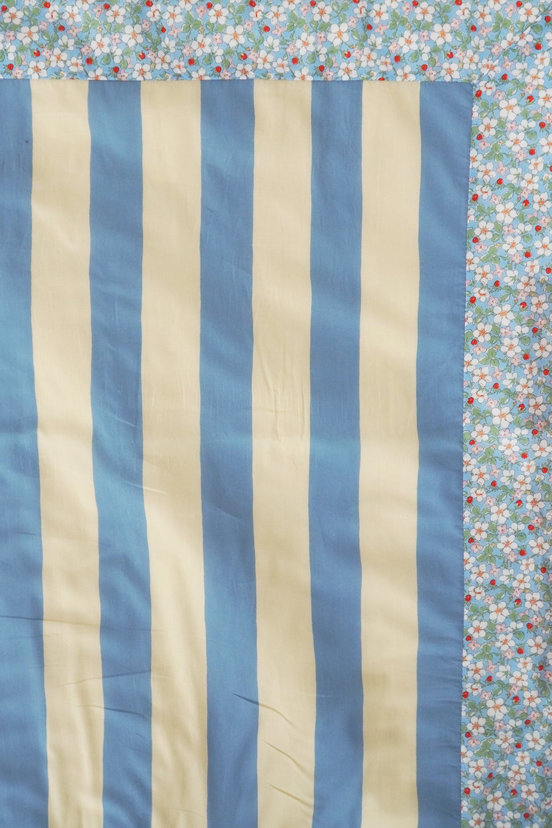 Picnic Blanket made with Liberty Fabric VACATION STRIPE