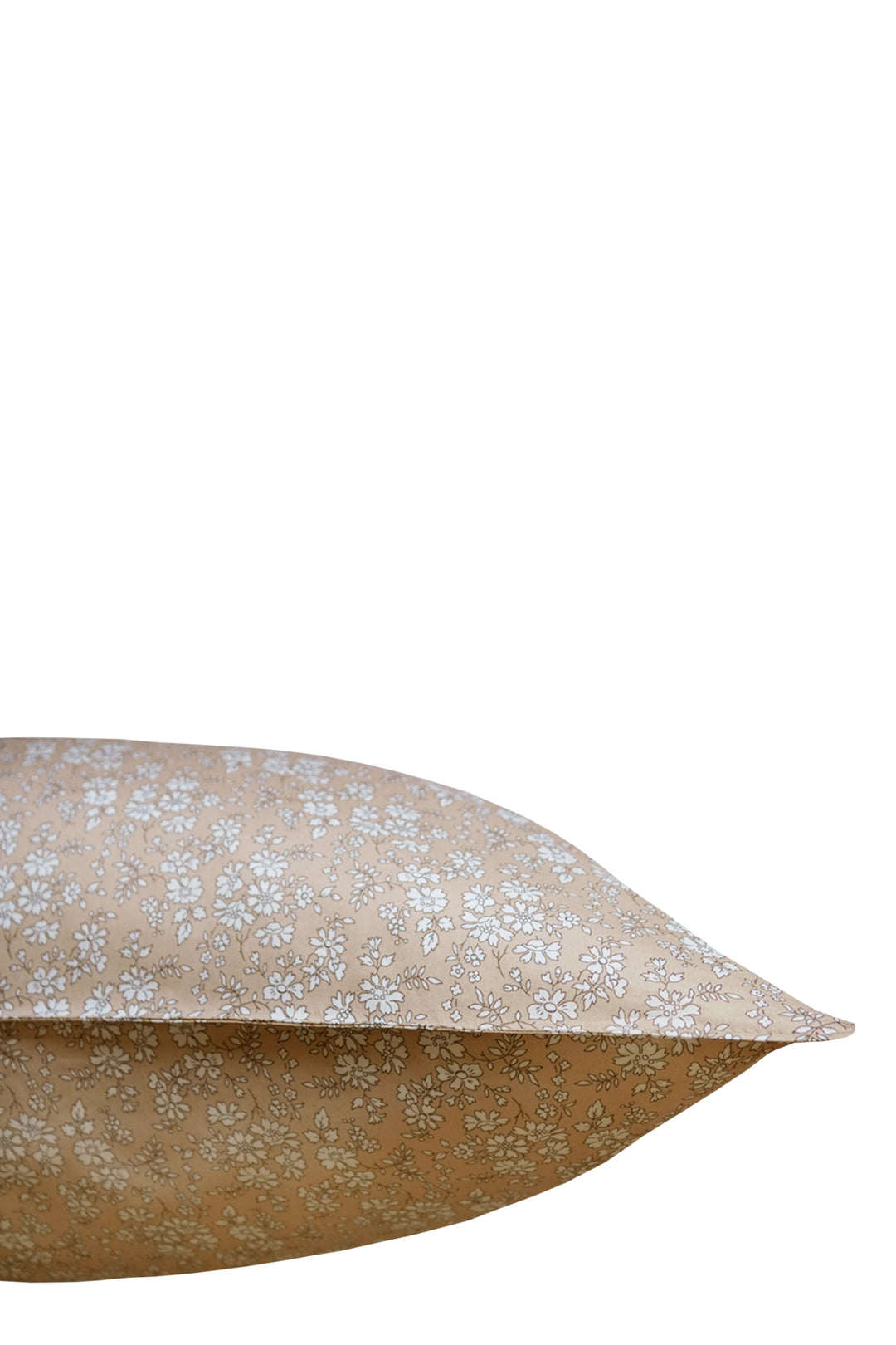 Pillowcase made with Liberty Fabric CAPEL TAUPE