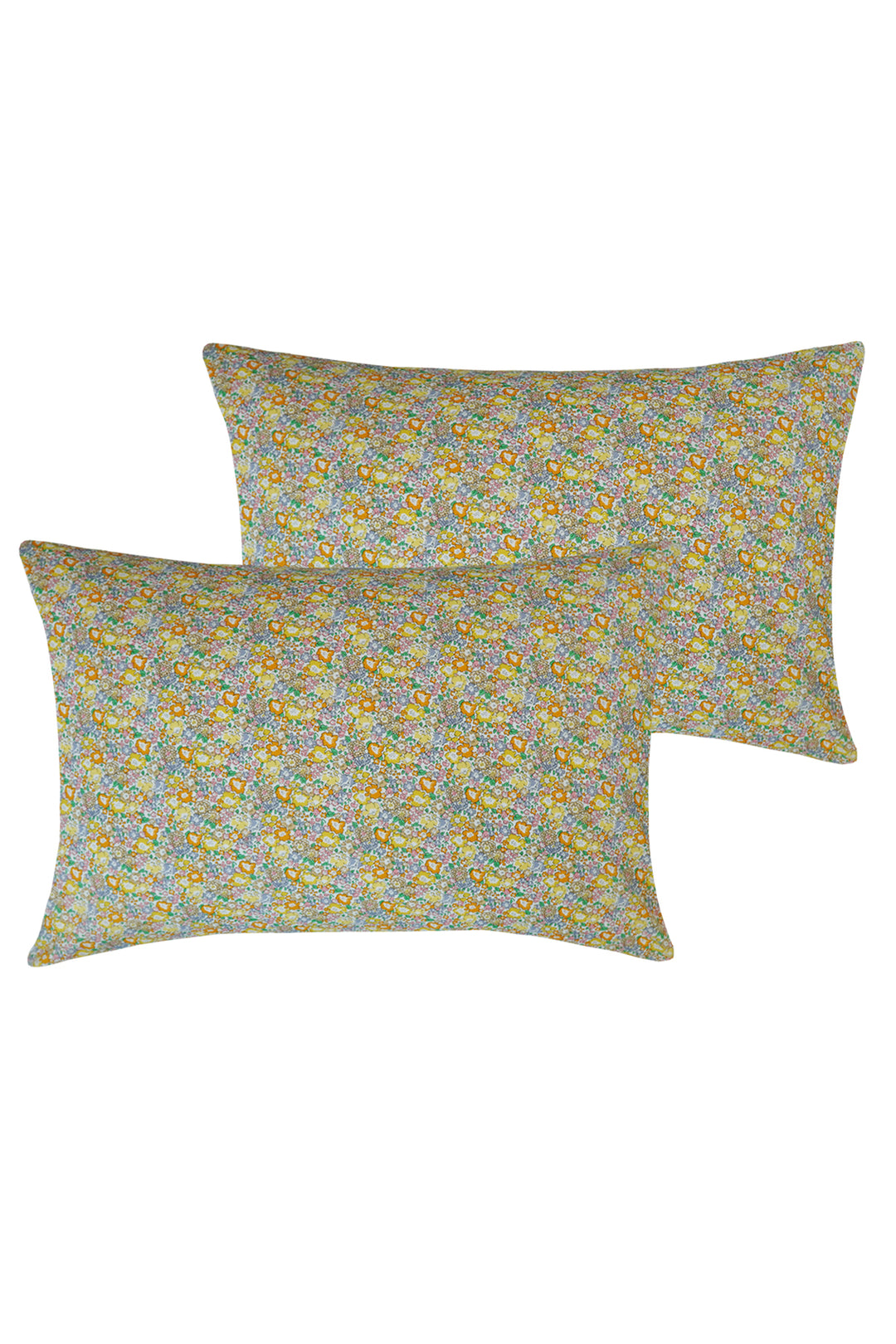 Pillowcase made with Liberty Fabric MICHELLE MUSTARD