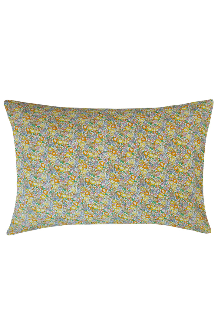 Pillowcase made with Liberty Fabric MICHELLE MUSTARD