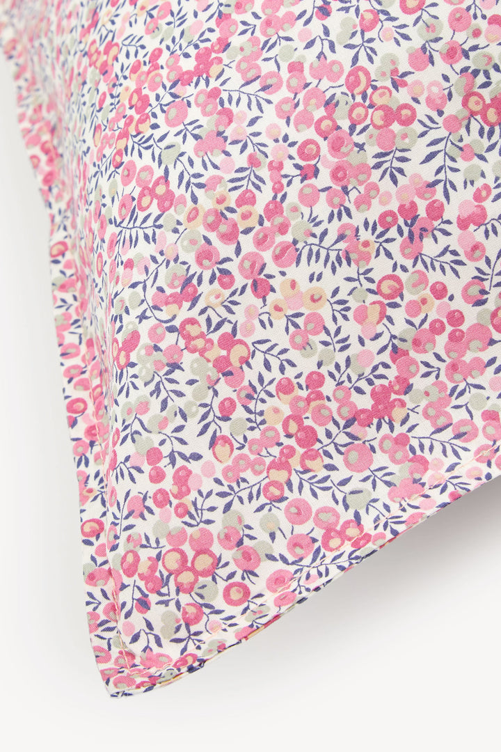 Pillowcase made with Liberty Fabric WILTSHIRE BUD MAGENTA